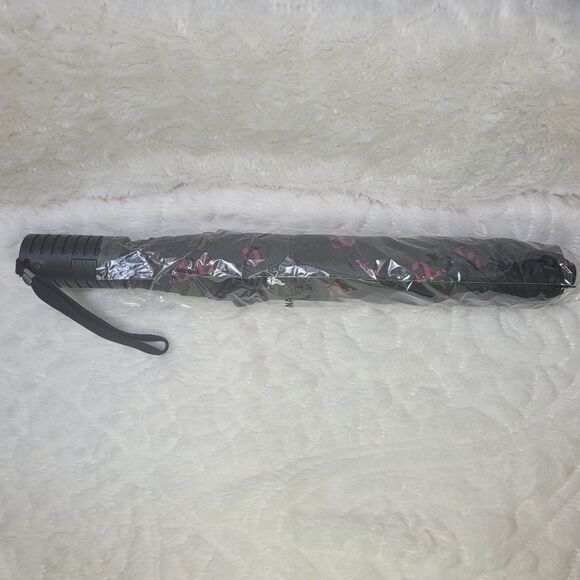 T-Mobile Folding Umbrella Black Pink T Pattern New In Wrap Unused - Picture 5 of 8